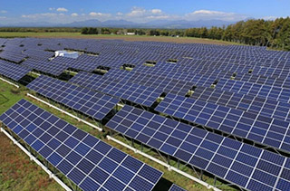日本福島縣飯館村光伏發電站運行 日本福島縣飯館村光伏發電站運行